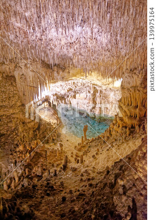 Drach Caves, Majorca Spain - Underground Stalactite and Stalagmite Formation Drach Caves, Majorca Spain - Underground Stalactite and Stalagmite Formation 139975164