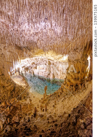 Drach Caves, Majorca Spain - Underground Stalactite and Stalagmite Formation Drach Caves, Majorca Spain - Underground Stalactite and Stalagmite Formation 139975165
