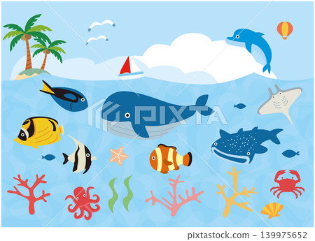 海洋生物-簡單又可愛 海洋生物-簡單又可愛 139975652