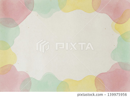 Cream-colored Japanese paper and pastel-colored organic shapes create a gentle, spring-like Japanese-style background. Cream-colored Japanese paper and pastel-colored organic shapes create a gentle, spring-like Japanese-style background. 139975956
