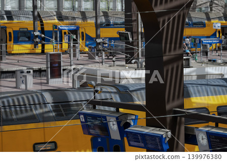 Wide View of Railway Yard in Rotterdam Wide View of Railway Yard in Rotterdam 139976380