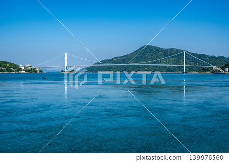 從廣島縣吳市新法田町看到的秋田橋 從廣島縣吳市新法田町看到的秋田橋 139976560