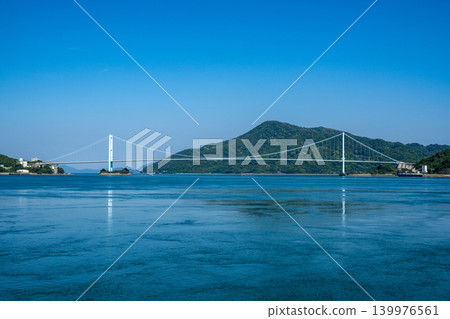 從廣島縣吳市新法田町看到的秋田橋 從廣島縣吳市新法田町看到的秋田橋 139976561