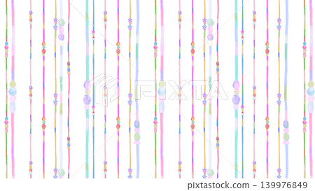 Hand-drawn beaded vertical striped background Hand-drawn beaded vertical striped background 139976849