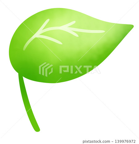 A simple illustration of green leaves A simple illustration of green leaves 139976972