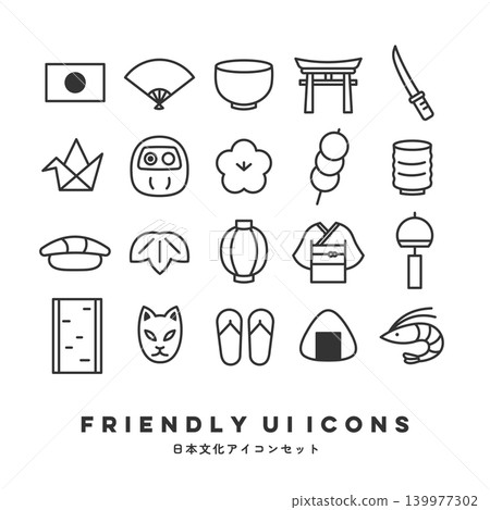 UI圖示集（日本文化/日式風格） 139977302