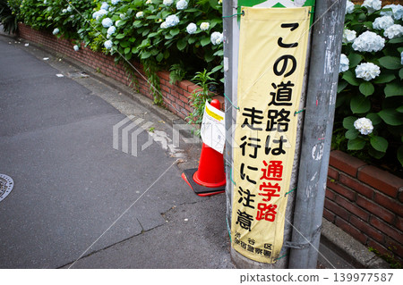 學校道路的風景 學校道路的風景 139977587
