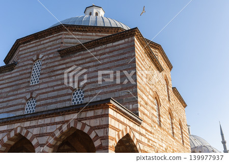 Historic Istanbul scene with Hurrem Sultan Hammam Historic Istanbul scene with Hurrem Sultan Hammam 139977937