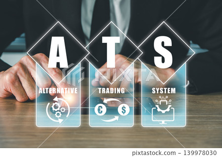 Professional examining digital trading system interface with currency symbols, highlighting alternative trading strategies. Professional examining digital trading system interface with currency symbols, highlighting alternative trading strategies. 139978030