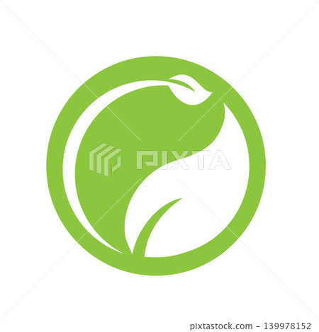 Fresh Green Leaf Business Logo Fresh Green Leaf Business Logo 139978152