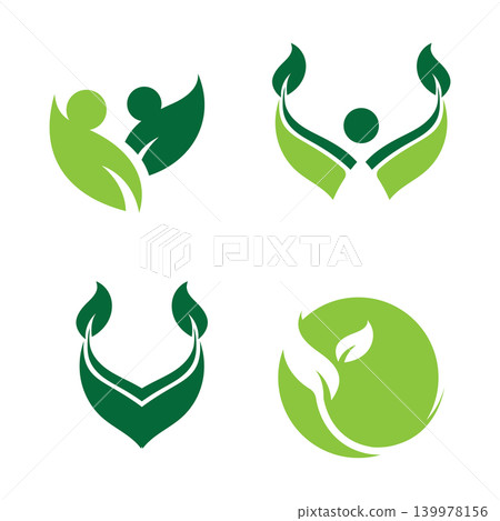 Organic Human Care Logo Vector Organic Human Care Logo Vector 139978156
