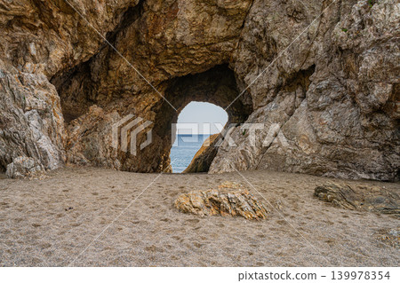 Scenery of the Hinode Stone Gate in Tahara City (Aichi Prefecture) 139978354