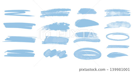 Watercolor waves and water set Watercolor waves and water set 139981001