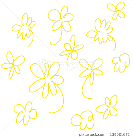 This is a line drawing of a flower. 139981671
