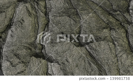 Rugged Dark Stone Surface Texture 3d render. 139981738