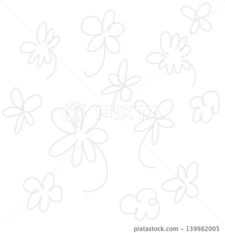 This is a hand-drawn illustration of a flower. This is a hand-drawn illustration of a flower. 139982005