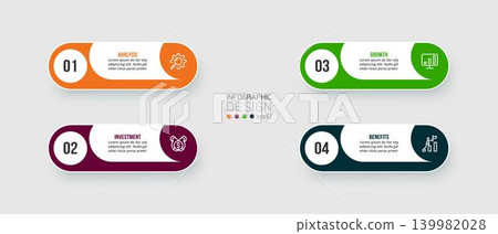Infographic template business concept with workflow. Infographic template business concept with workflow. 139982028