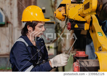 Professional engineer technician male worker, Professional engineer man working service inspecting Professional engineer technician male worker, Professional engineer man working service inspecting 139982126