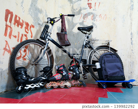 sports equipment for riding indoors sports equipment for riding indoors 139982292