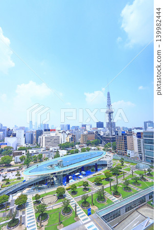 Scenery of Nagoya TV Tower and Oasis 21, Nagoya City, Aichi Prefecture Scenery of Nagoya TV Tower and Oasis 21, Nagoya City, Aichi Prefecture 139982444