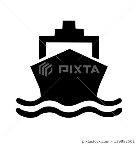 Ship traffic icon illustration 139982501