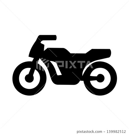 摩托車交通圖示插圖 摩托車交通圖示插圖 139982512