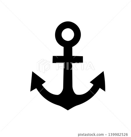 Anchor icon illustration Anchor icon illustration 139982526