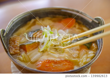 Hoto, a local dish from Yamanashi Prefecture Hoto, a local dish from Yamanashi Prefecture 139982613