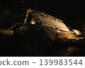 Nighttime illumination of Shirakawa-go, Gifu Prefecture 139983544