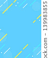 Vertical background material with diagonal lines and polka dot decorations. 139983855