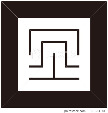 家族徽章 - 方形字符 - 眼睛（我） 139984181
