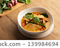 Red Curry with Pork and Eggplant 139984694
