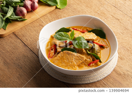 Red Curry with Pork and Eggplant Red Curry with Pork and Eggplant 139984694