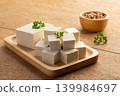 Sliced block tofu 139984697
