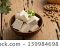 Sliced block tofu 139984698