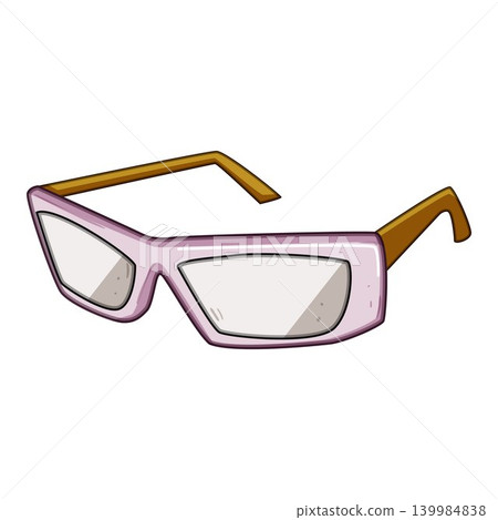 Pink safety glasses providing eye protection in healthcare 139984838