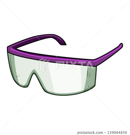 Safety glasses providing eye protection for medical procedures 139984839