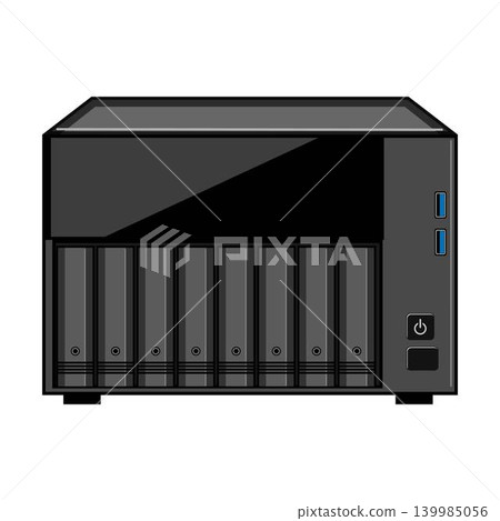 Nas server managing network data storage system 139985056