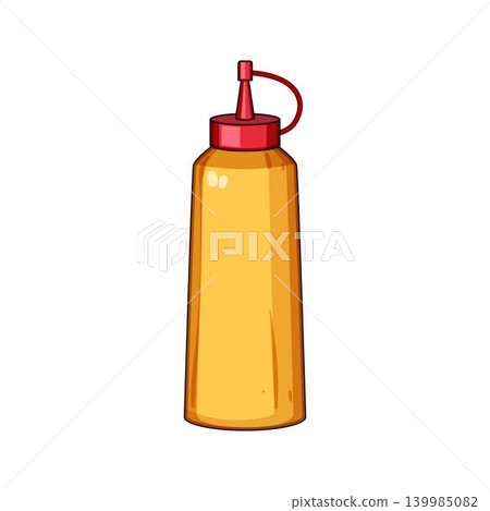 Mustard squeeze bottle condiment food ingredient 139985082