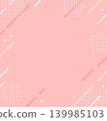 Square background material with diagonal lines and polka dots - Pink 139985103