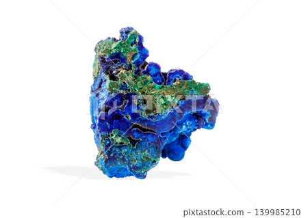 Natural Blue Azurite with Green Malachite Crystal Cluster Natural Blue Azurite with Green Malachite Crystal Cluster 139985210
