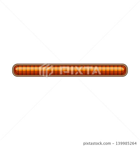 Full orange segmented progress bar achievement indicator Full orange segmented progress bar achievement indicator 139985264