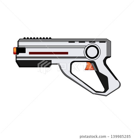 Laser tag toy blaster illustration for game design Laser tag toy blaster illustration for game design 139985285