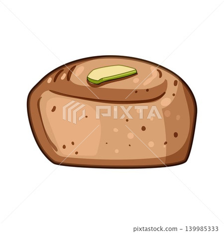 Indian sweet gulab jamun dessert with pistachio illustration Indian sweet gulab jamun dessert with pistachio illustration 139985333