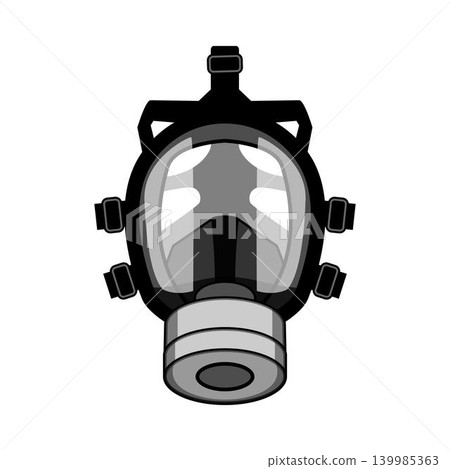 Gas mask providing individual protection from airborne hazards Gas mask providing individual protection from airborne hazards 139985363