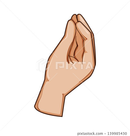 Hand gesture communicating query or disagreement 139985430