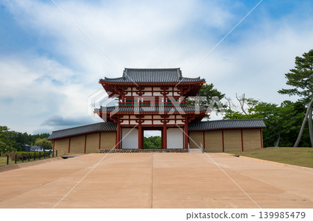 The restored Tagajo South Gate, the gateway to ancient Tohoku. The restored Tagajo South Gate, the gateway to ancient Tohoku. 139985479