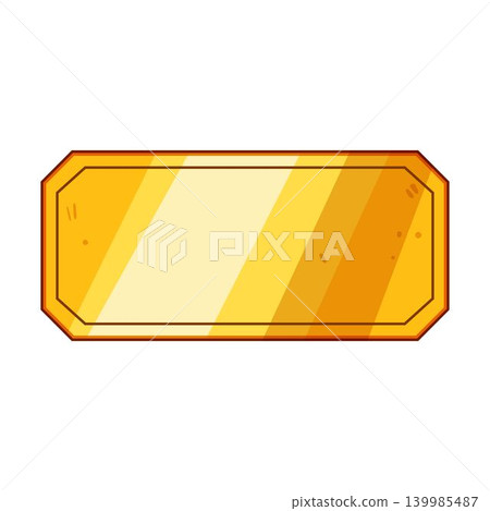 Golden ticket blank template for special access 139985487