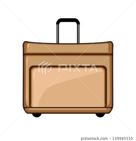 Brown rolling travel bag for journey and trip Brown rolling travel bag for journey and trip 139985510