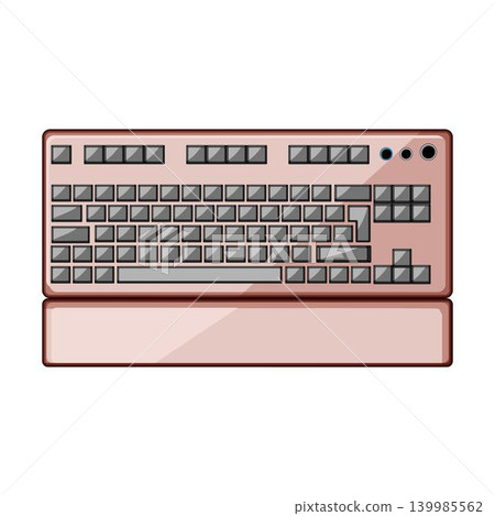 Gaming computer keyboard for modern digital entertainment Gaming computer keyboard for modern digital entertainment 139985562